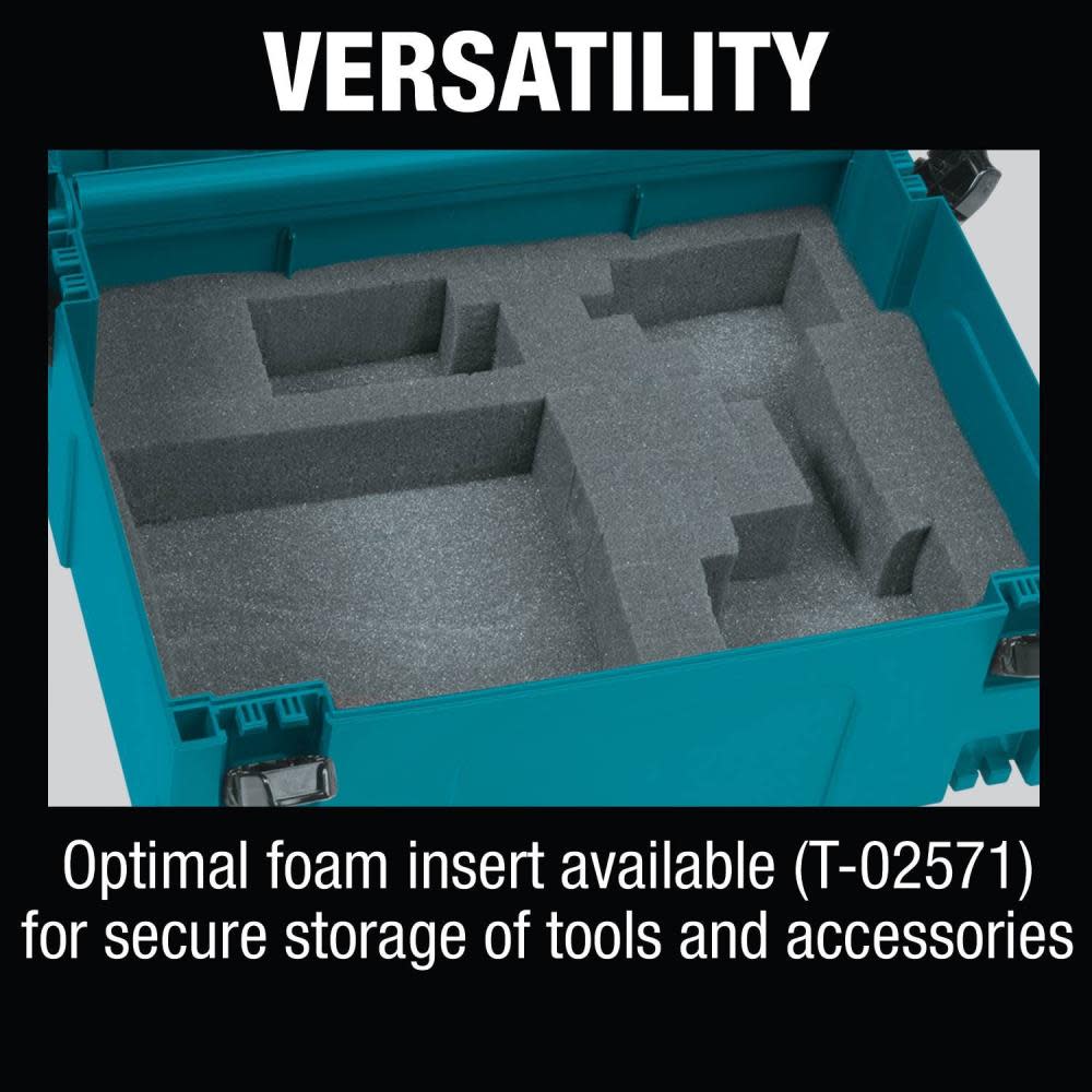Makita 4-3/8 in. x 15-1/2 in. x 11-5/8 in. Small Interlocking Case - Ascmtools