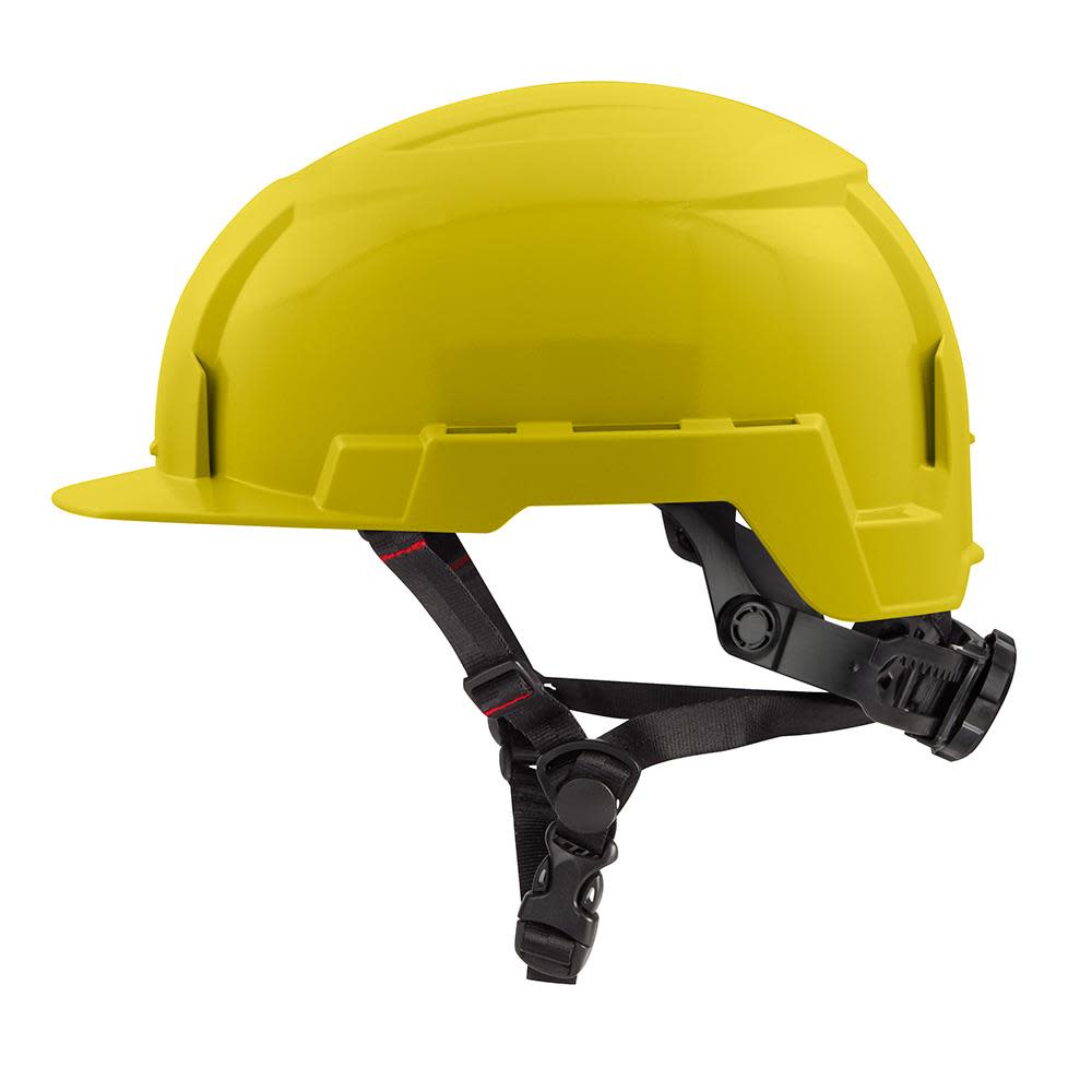 Milwaukee Yellow Front Brim Helmet with BOLT Class E - Ascmtools