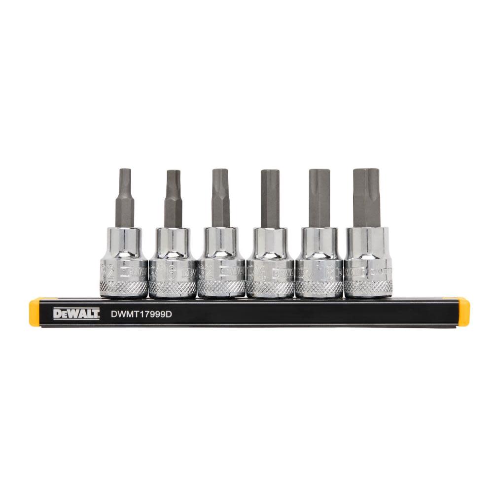 DEWALT SAE HEX Socket Set 3/8″ DRIVE 6pc - Ascmtools