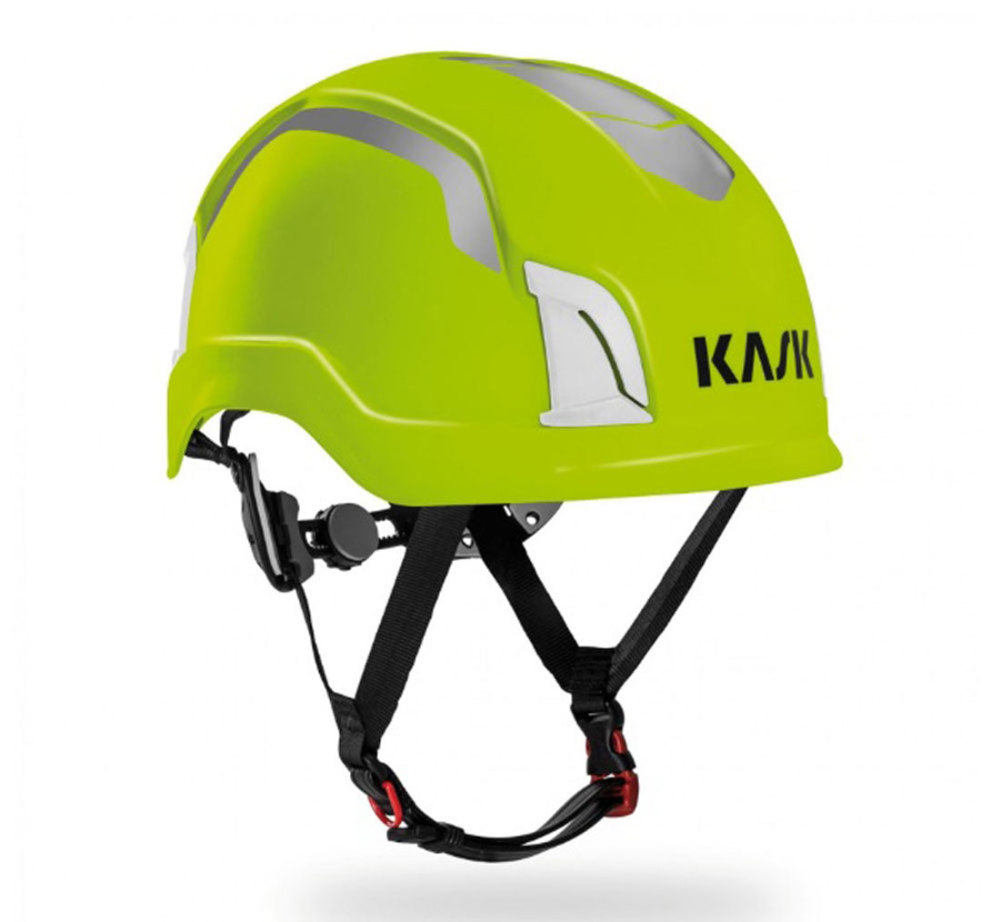 KASK America ZENITH HI VIZ Lime Fluo Work/Rescue Helmet – XL - Ascmtools