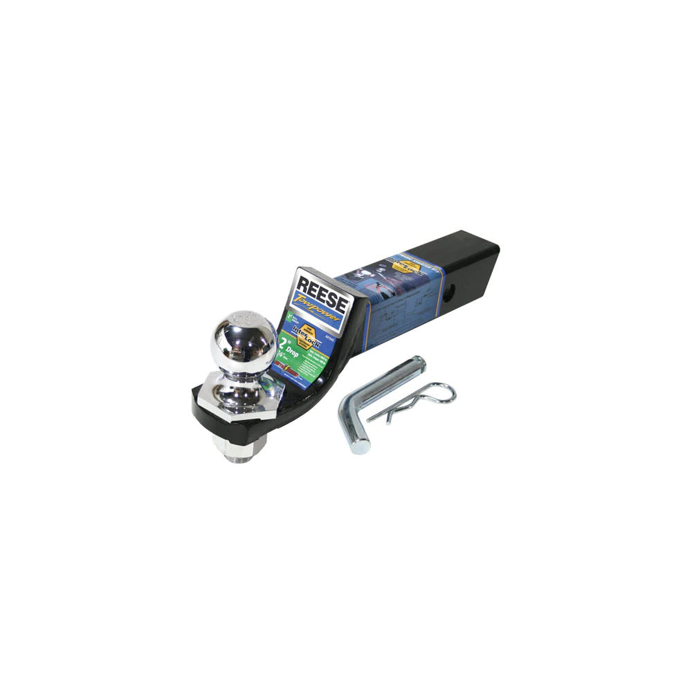 Reese Interlock 9″ 6000 lbs Hitch Ball Mount Starter Kit - Ascmtools