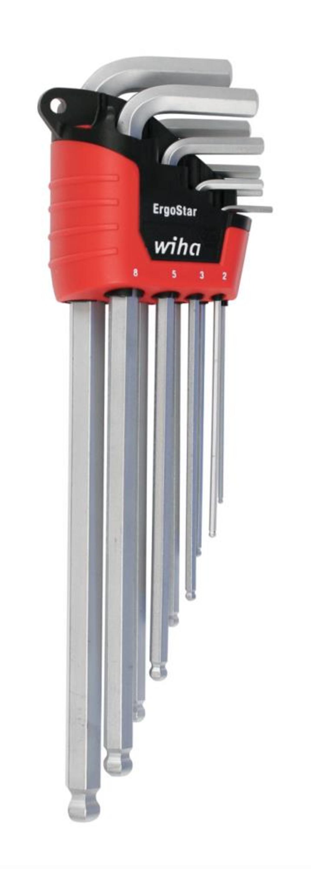 Wiha ErgoStar Metric Ball Hex L-Key 9 Pc. Set - Ascmtools