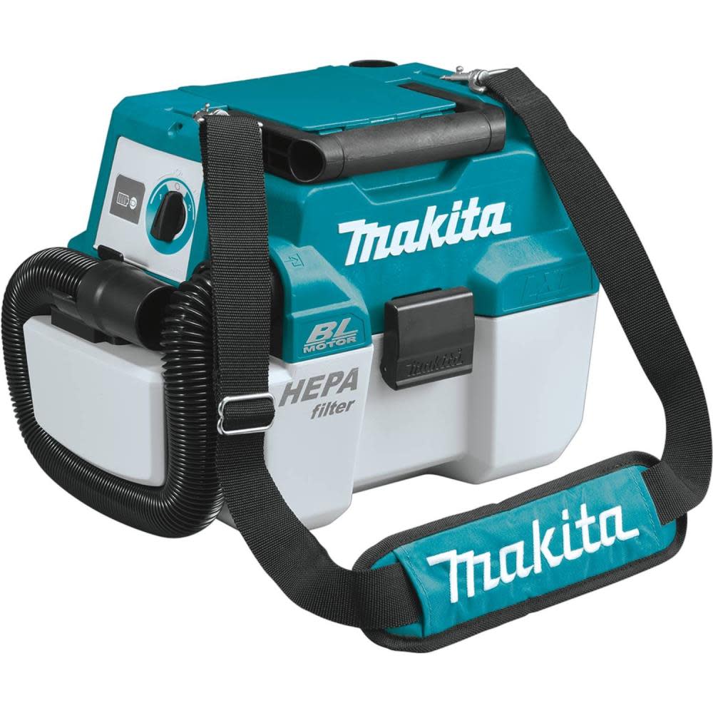 Makita 18V LXT 2 Gallon HEPA Portable Wet/Dry Dust Extractor/Vacuum Kit - Ascmtools