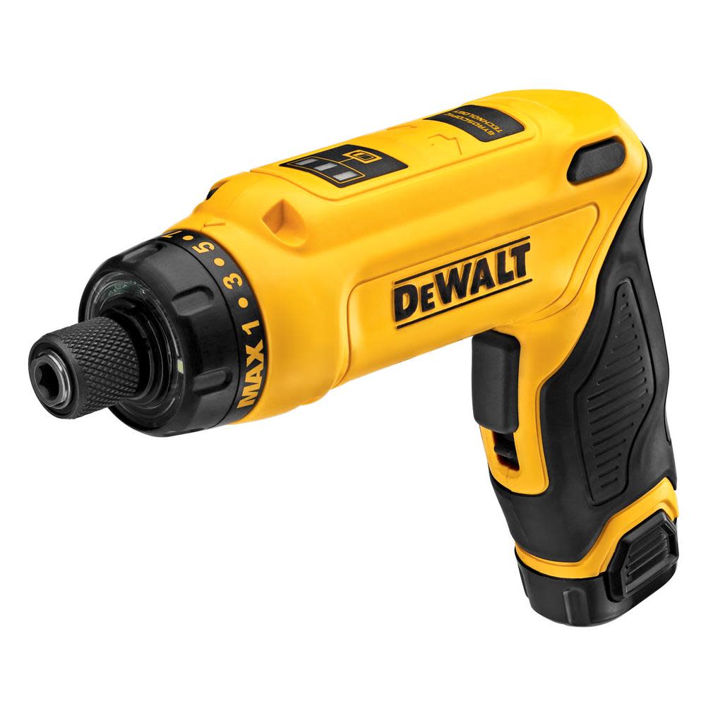DEWALT 8 V MAX Gyroscopic Screwdriver 2 Battery Kit - Ascmtools
