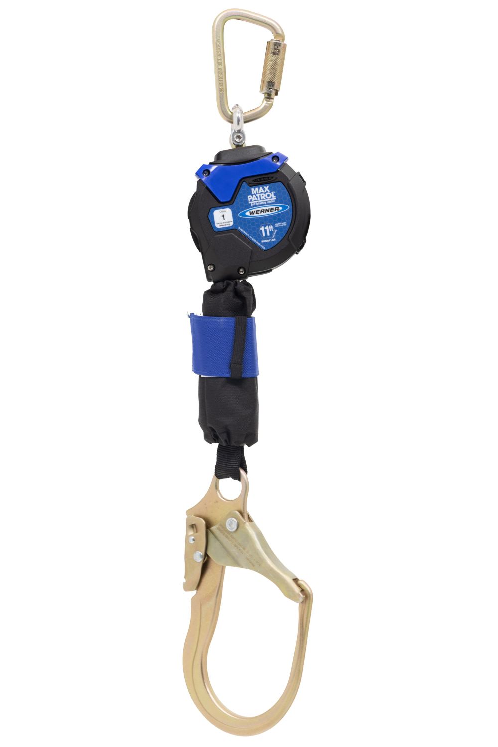 11 Ft Max Patrol Self-Retracting Lifeline with Steel Hook - Ascmtools