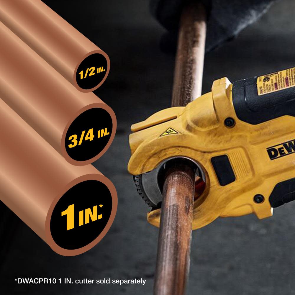 DEWALT Copper Tubing Cutter Attachment 1/2″-3/4″ - Ascmtools