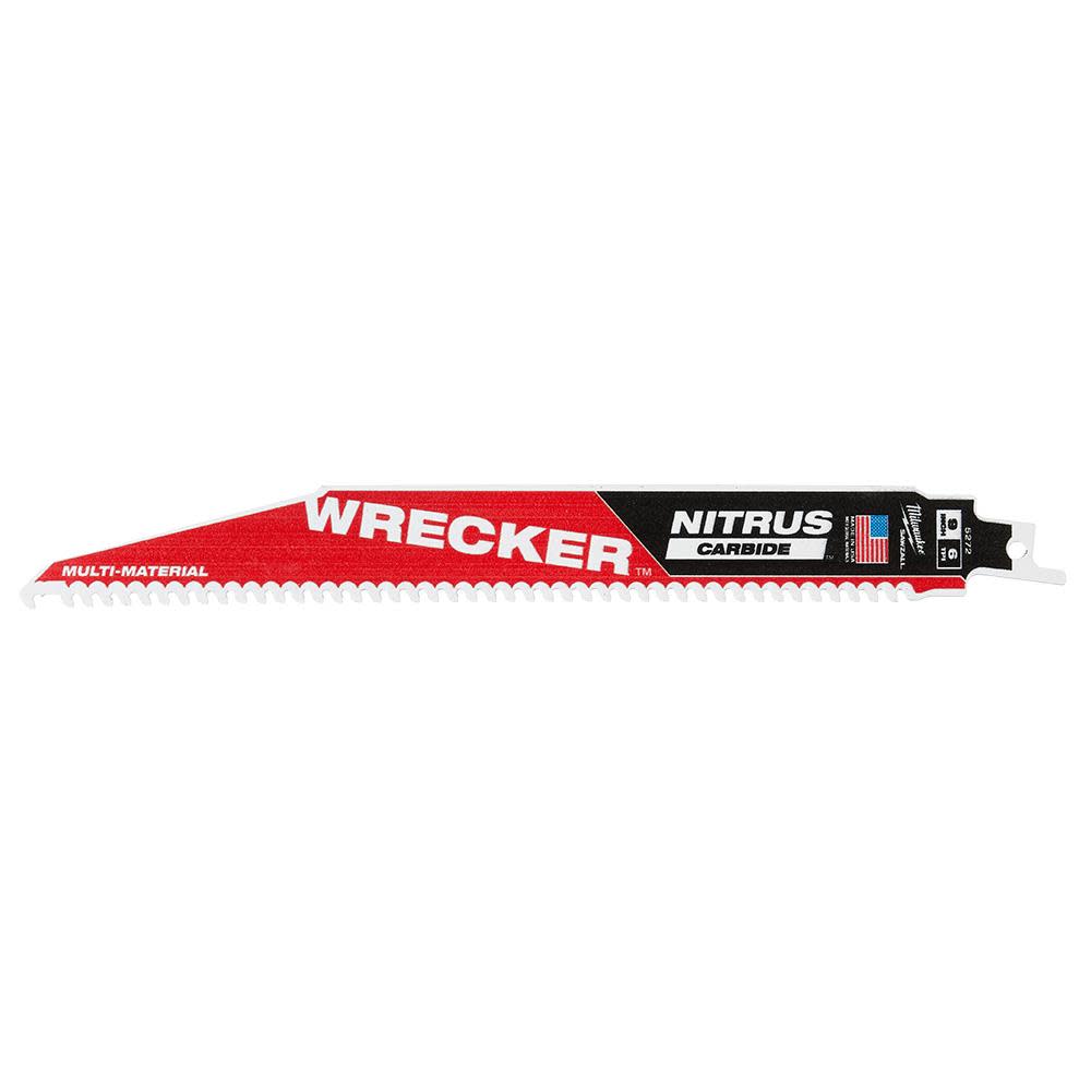 Milwaukee 9″ WRECKER with NITRUS CARBIDE 1Pk - Ascmtools