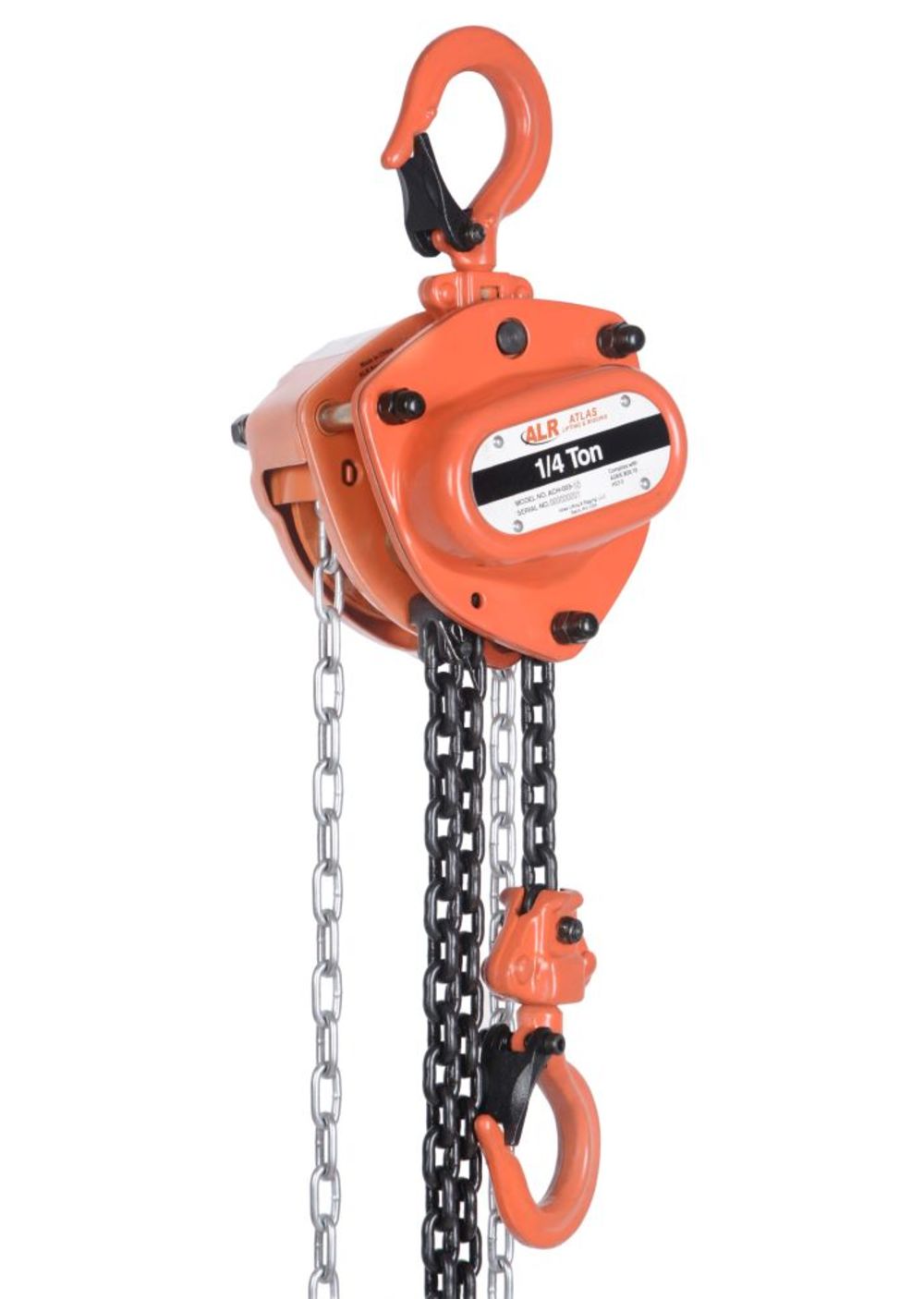 Atlas Lifting and Rigging Chain Hoist .25 Ton 550 lbs 10′ Chain - Ascmtools