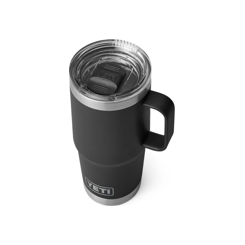 Yeti Rambler Travel Mug with StrongHold Lid Black 20oz - Ascmtools