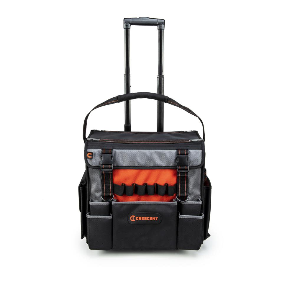 Crescent 18″ Tradesman Rolling Tool Bag - Ascmtools