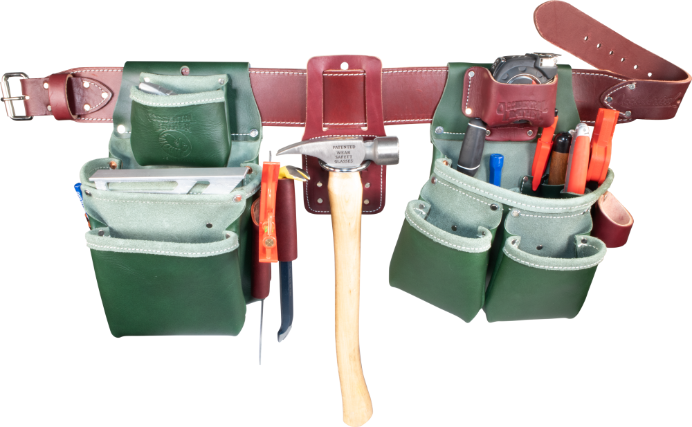 Occidental Leather Pro Framer Tool Belt Green Medium - Ascmtools