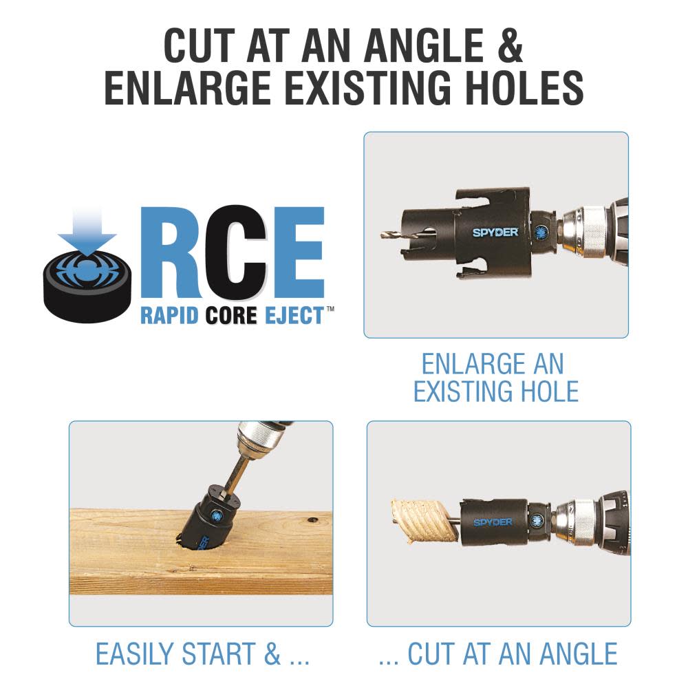 Spyder RCE TCT Hole Saw 1-5/8 In. - Ascmtools