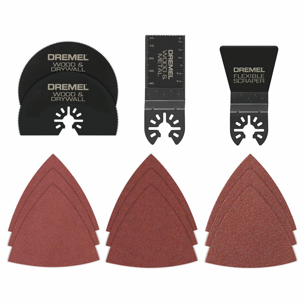Dremel Multi Max Oscillating Tool Accessory Kit - Ascmtools