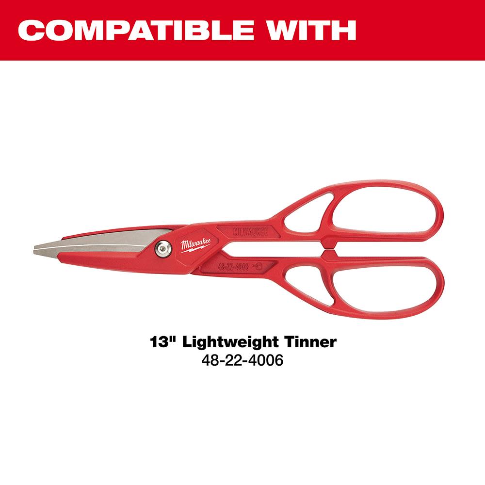 Milwaukee Lightweight Tinner Replacement Blades - Ascmtools
