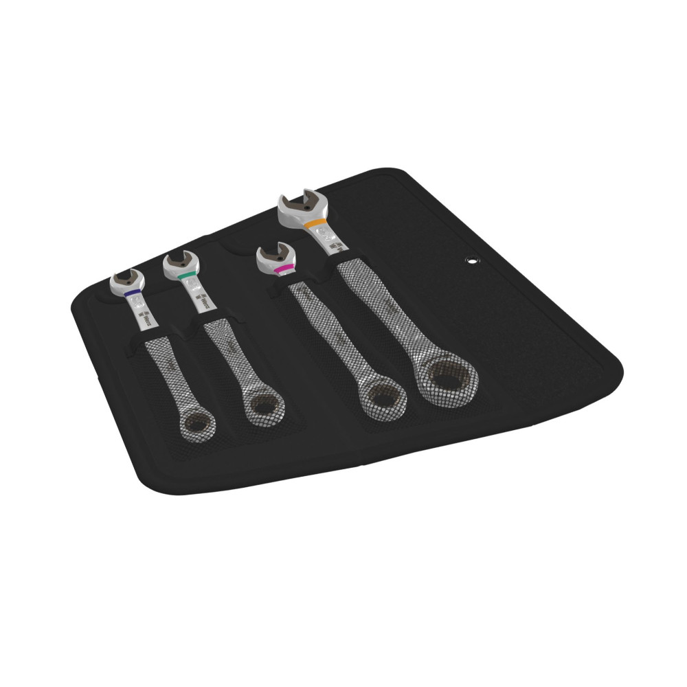 Wera Tools 6000 Joker 4 Imperial 1 Combination Ratchet Wrench Set - Ascmtools