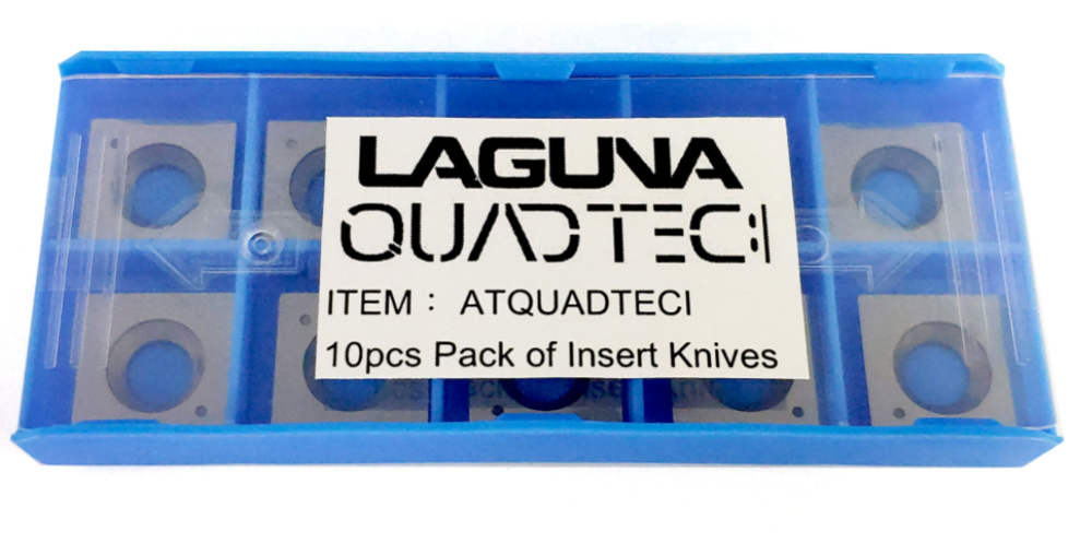 Laguna Tools QUADTEC I Carbide Insert Knives 4 Sided 10pk - Ascmtools