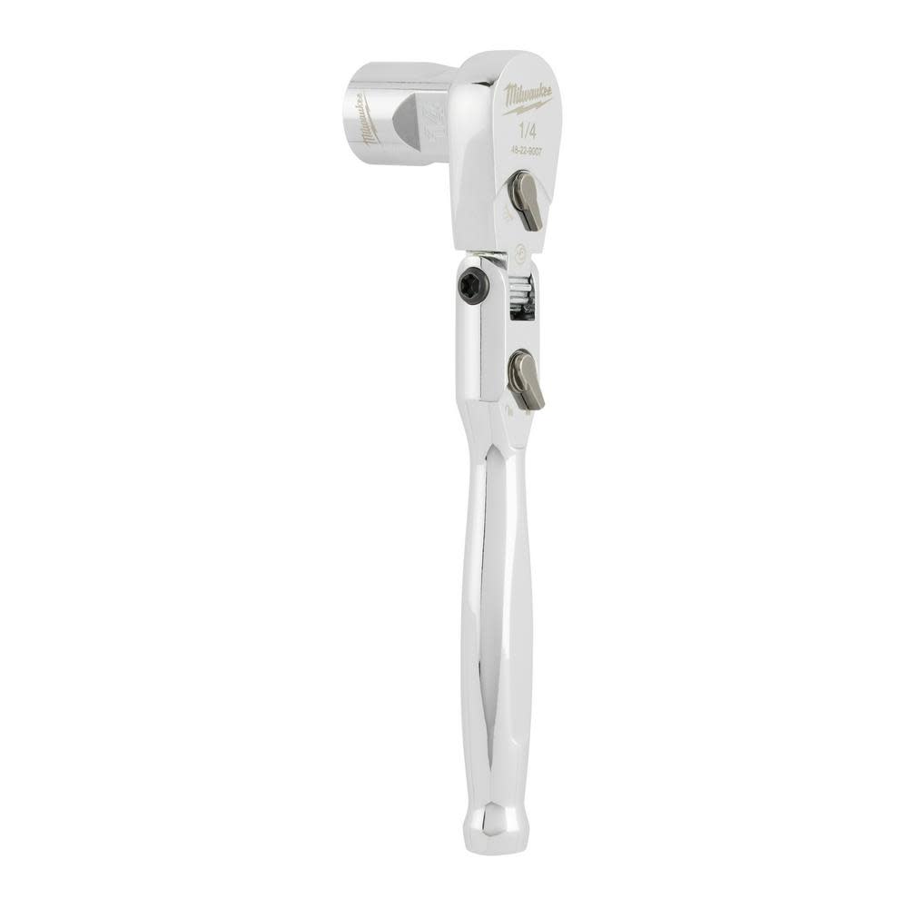 Milwaukee 1/4″ Drive 6″ Flex Head Ratchet - Ascmtools
