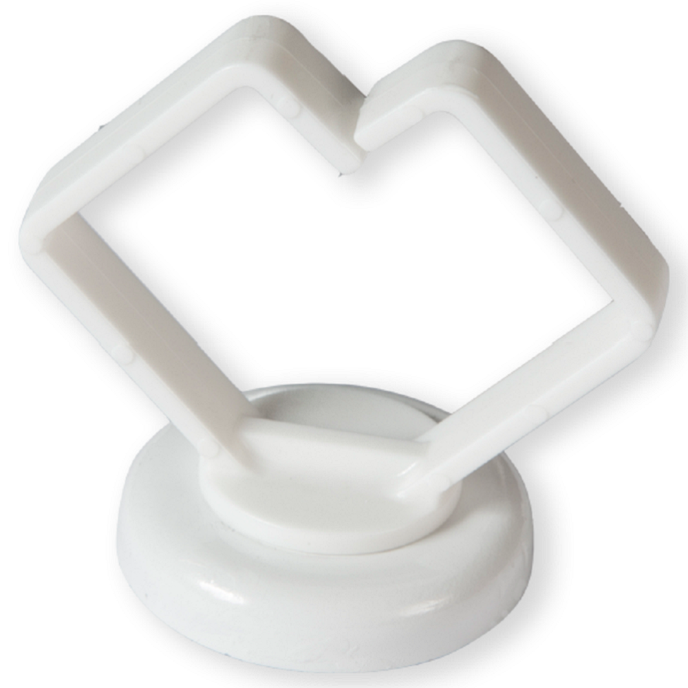 Rack-A-Tiers Mag Daddy Magnetic Cable Holder White 1″ 10pk - Ascmtools