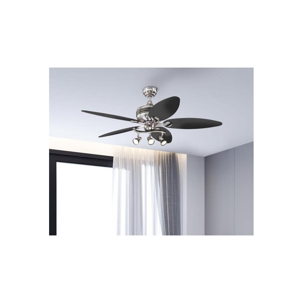 Westinghouse 52″ Xavier II Nickel LED Indoor Ceiling Fan - Ascmtools