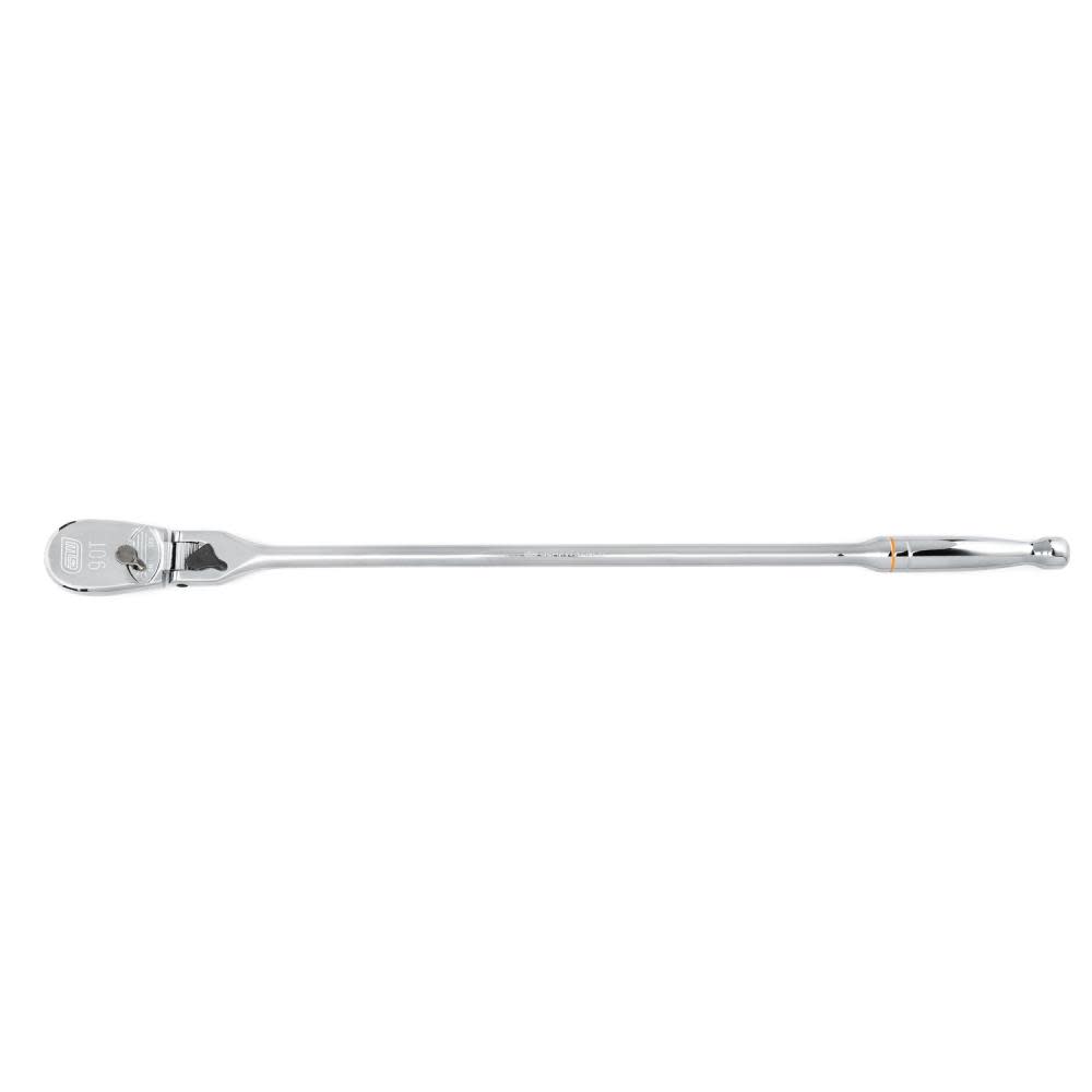 GEARWRENCH 1/2″ Drive 90-Tooth Locking Flex Head Teardrop Ratchet 24″ - Ascmtools