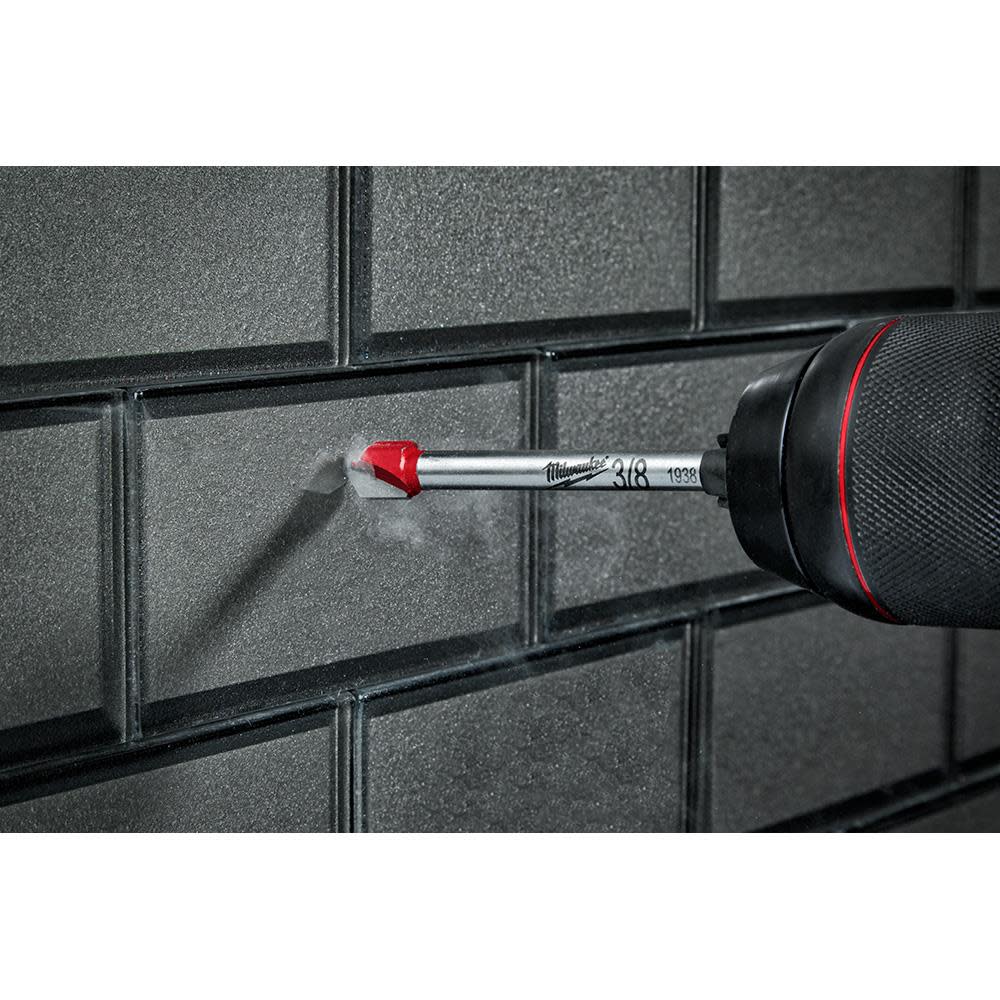 Milwaukee 4 pc Glass and Tile Bit Set - Ascmtools
