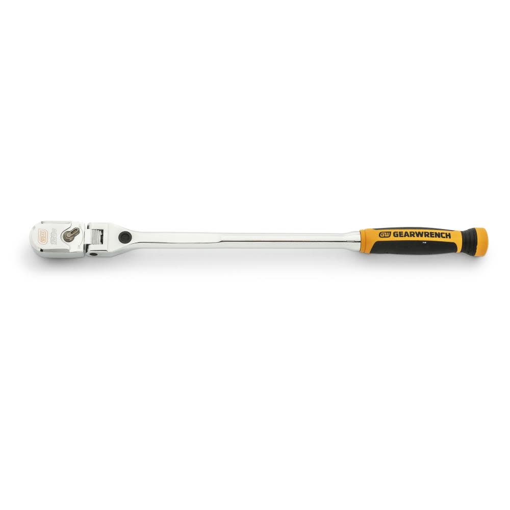 GEARWRENCH Ratchet 1/2″ Drive 120XP Dual Material Handle Locking Flex Head 19″ - Ascmtools