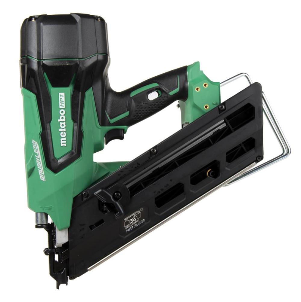 Metabo HPT 18V Cordless Paper Strip Framing Nailer (Tool Body Only) - Ascmtools