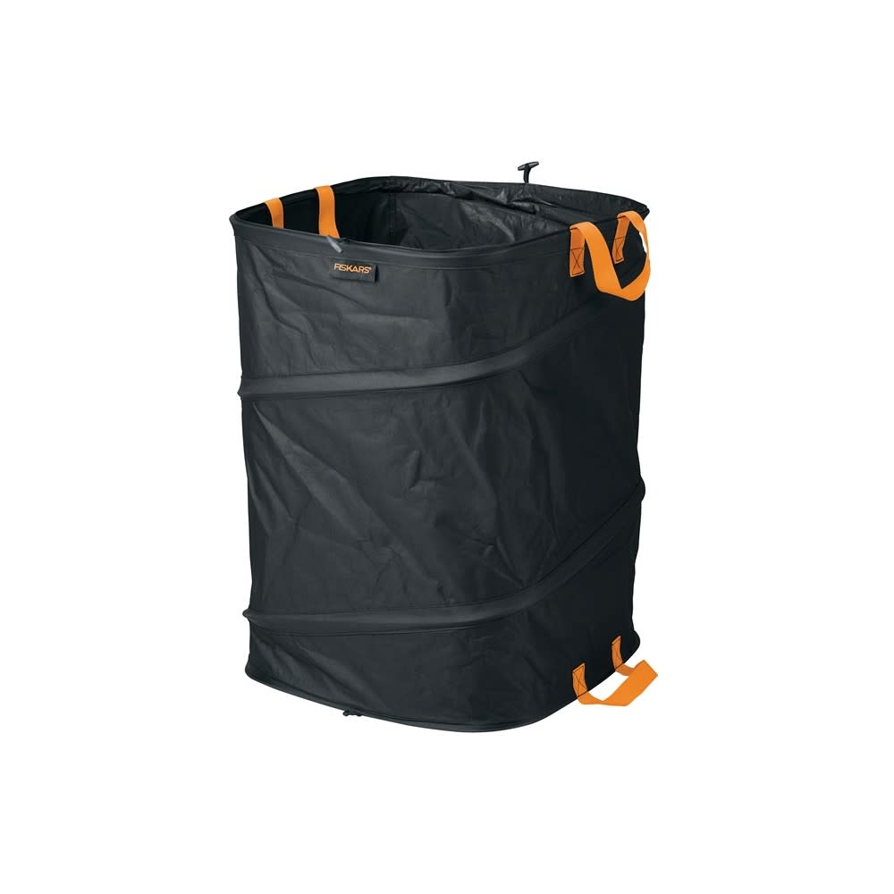 Fiskars 46 Gallon Black Square Collapsible Garden Bag - Ascmtools
