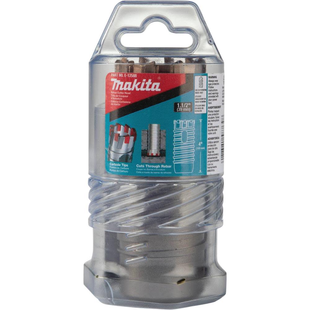 Makita 1 1/2″ x 4″ Rebar Cutter Drill Bit Head Only - Ascmtools