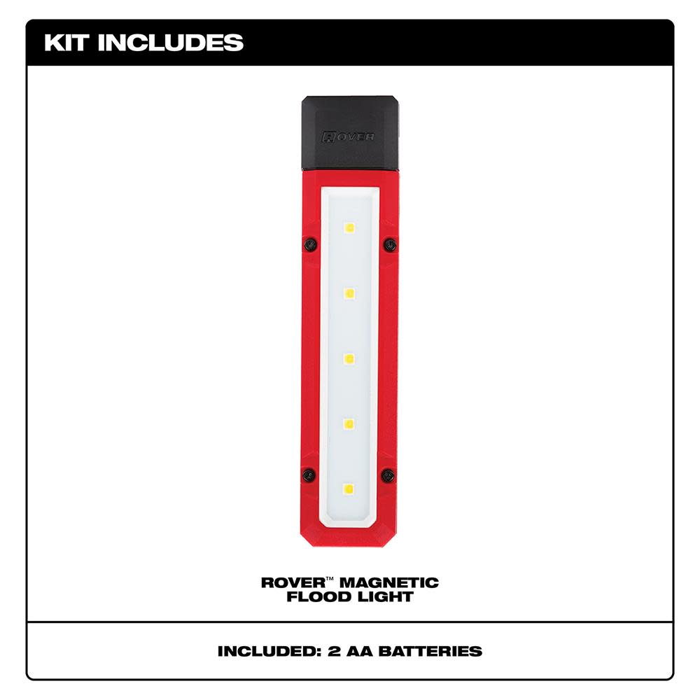 Milwaukee Rover Magnetic LED Flood Light - Ascmtools