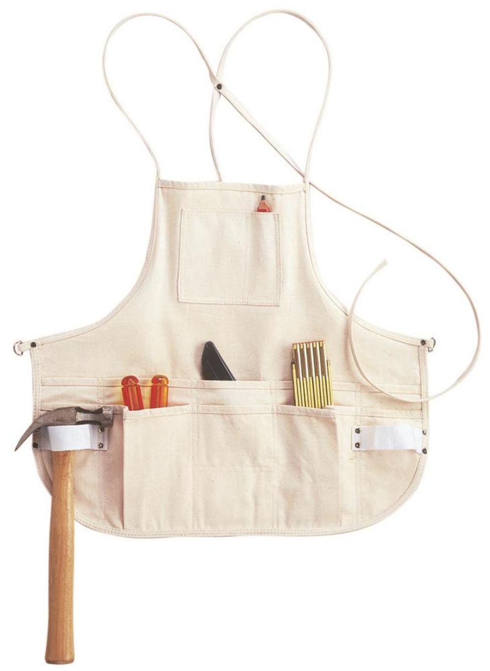 CLC 12 Pocket Canvas Bib Apron - Ascmtools