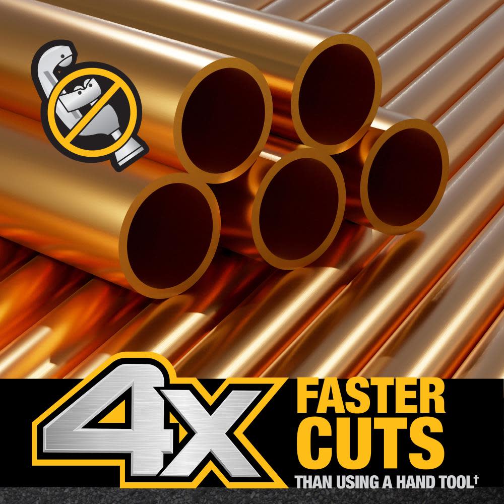 DEWALT Copper Tubing Cutter Attachment 1/2″-3/4″ - Ascmtools
