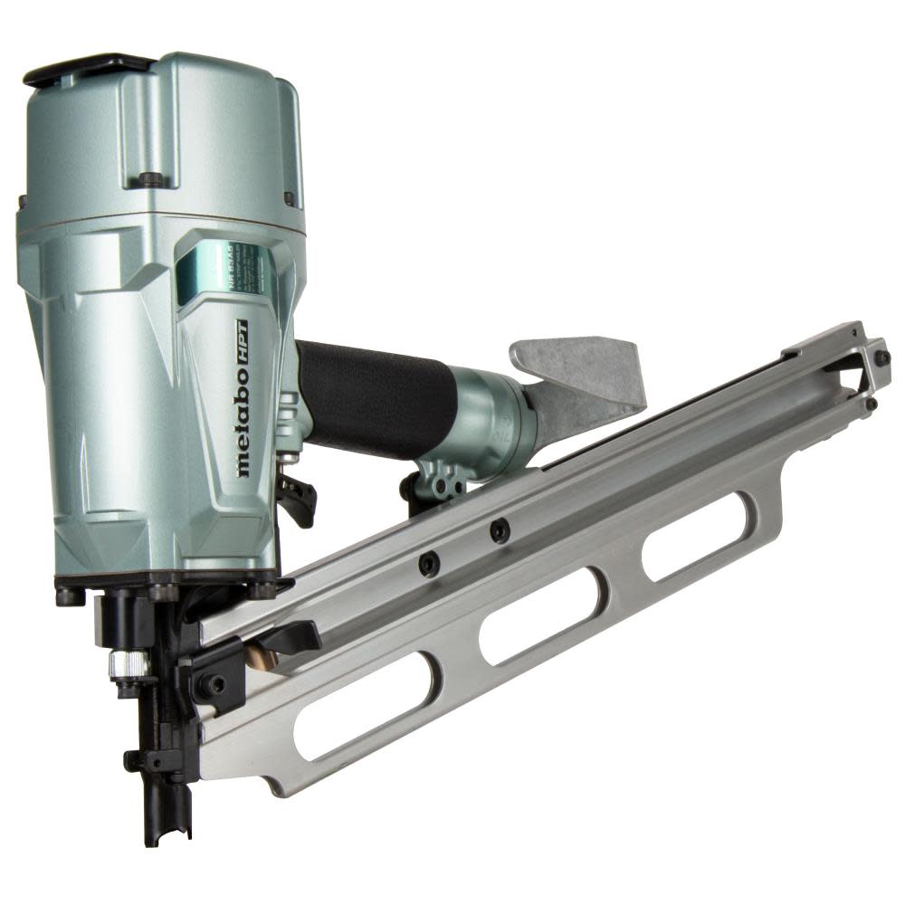 Metabo HPT 3 1/4″ 21 Degree Pneumatic Framing Nailer with Depth Adjustment & Aluminum Magazine - Ascmtools
