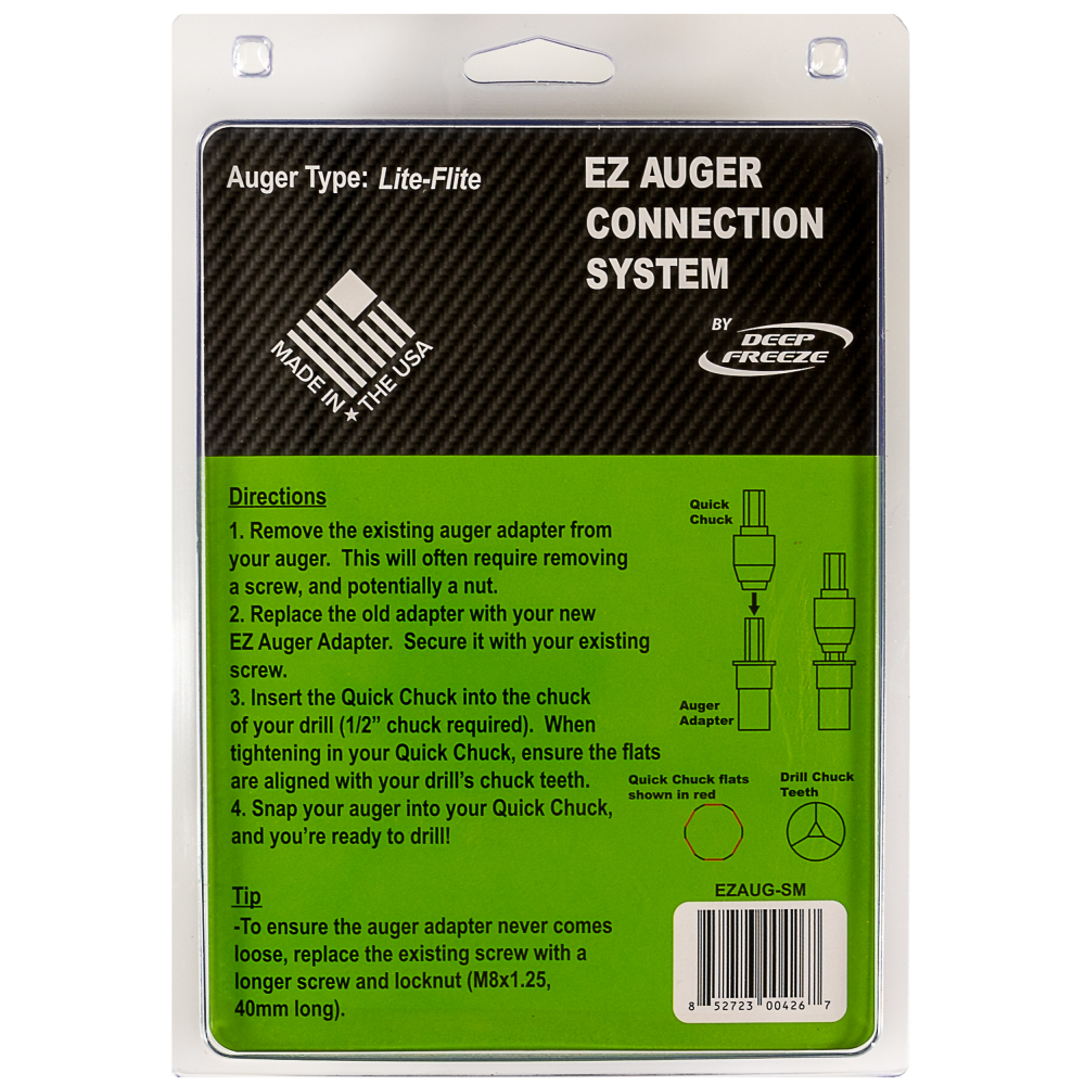 Deep Freeze EZ Auger Connections System StrikeMaster/Lite - Ascmtools