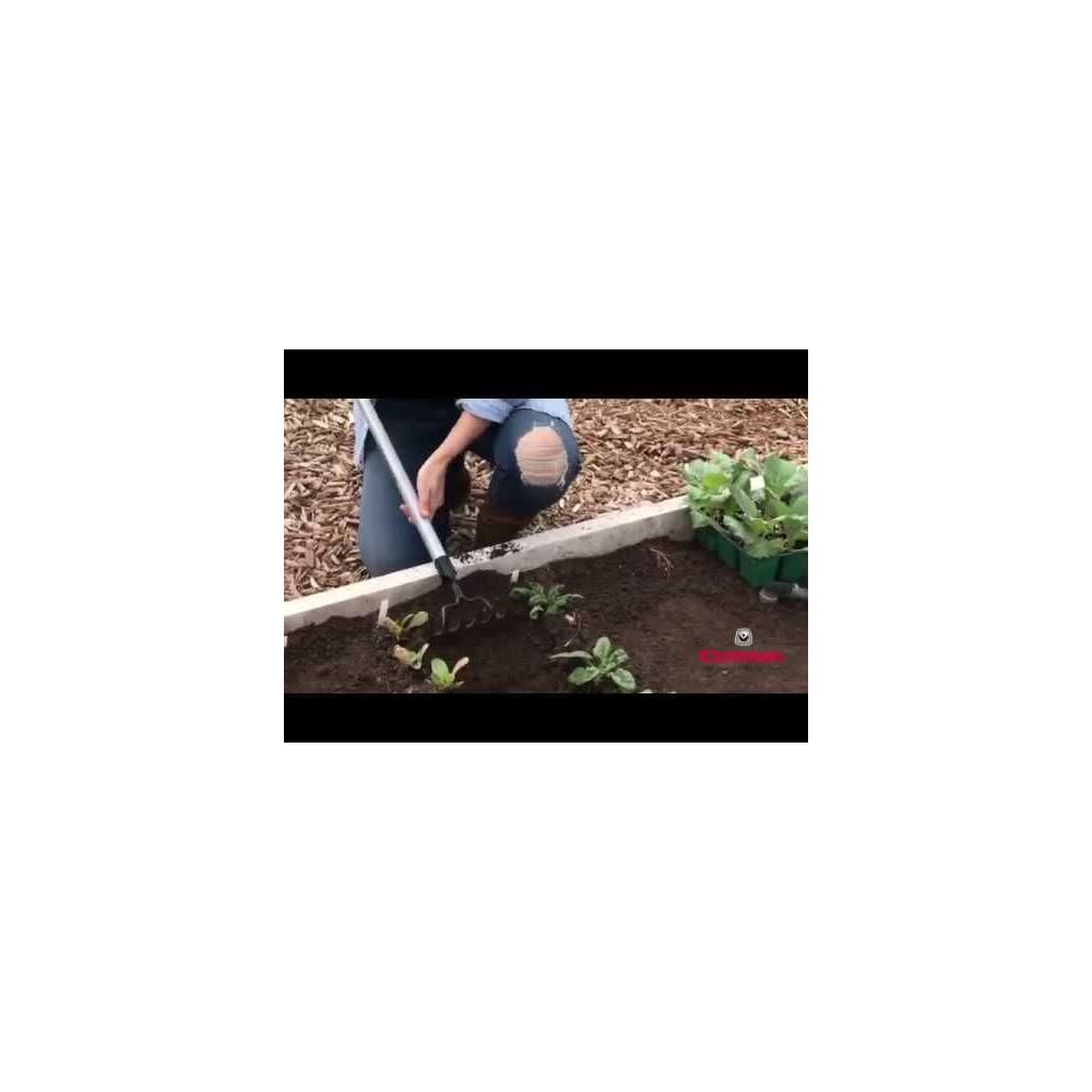 Corona Weeder 40″ ComfortGEL Steel Extended Reach 2 Prong - Ascmtools