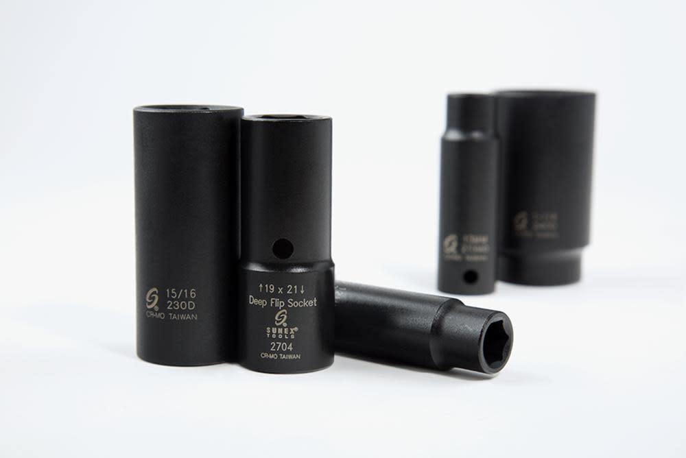 Sunex 29 pc. 1/2 In. Dr. SAE & Metric Double Deep Impact Socket Set - Ascmtools