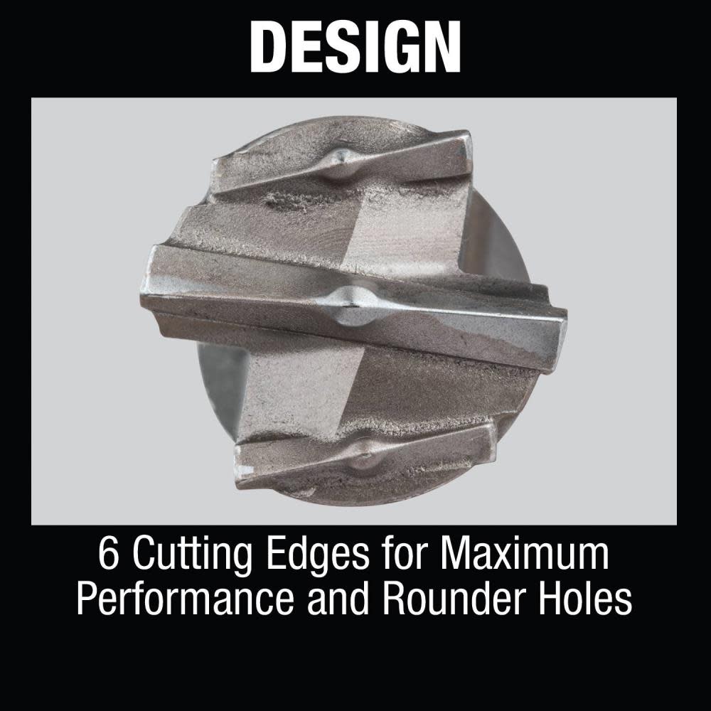 Makita 1-1/8″ x 21″ Spline Bit 6-Cutter - Ascmtools