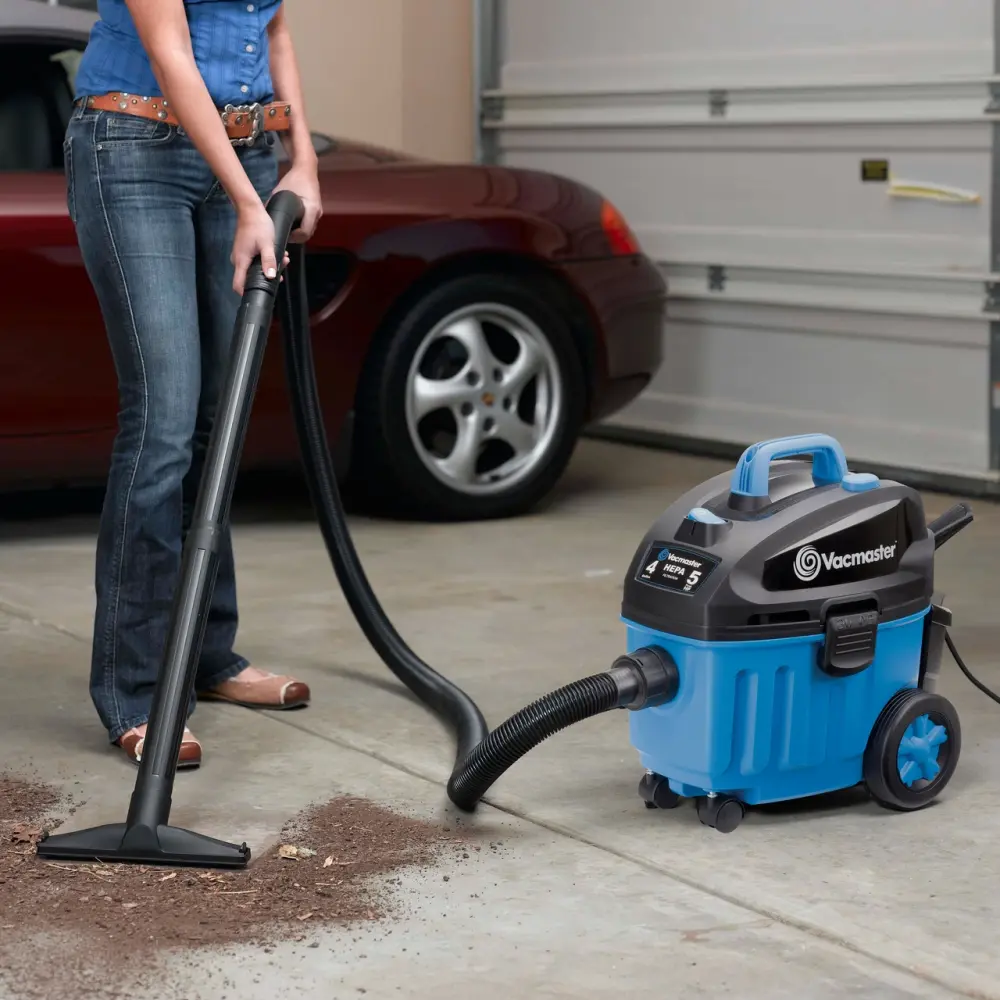 Vacmaster 4 Gallon 5 HP Household Wet/Dry Vacuum - Ascmtools
