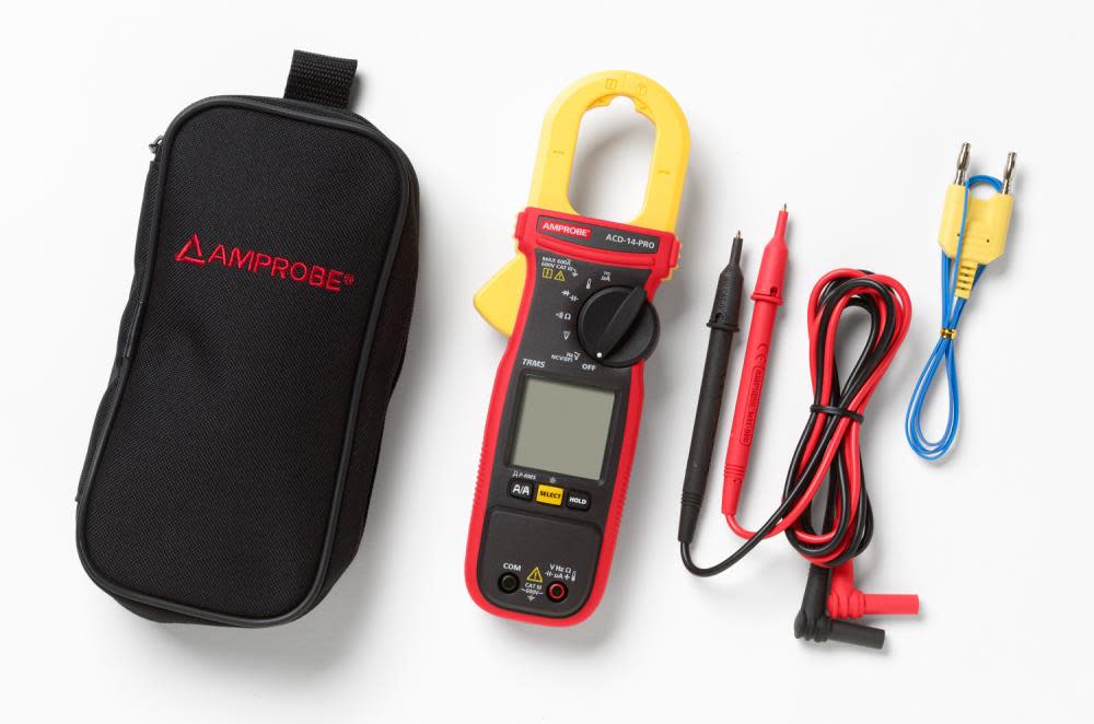 Amprobe Dual Display 600 A TRMS Clamp Meter - Ascmtools