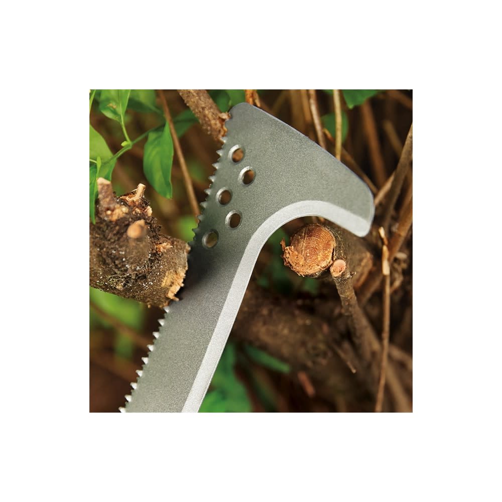 Fiskars 18″ Billhook Sawith Machete with Nylon Carrying Sheath - Ascmtools