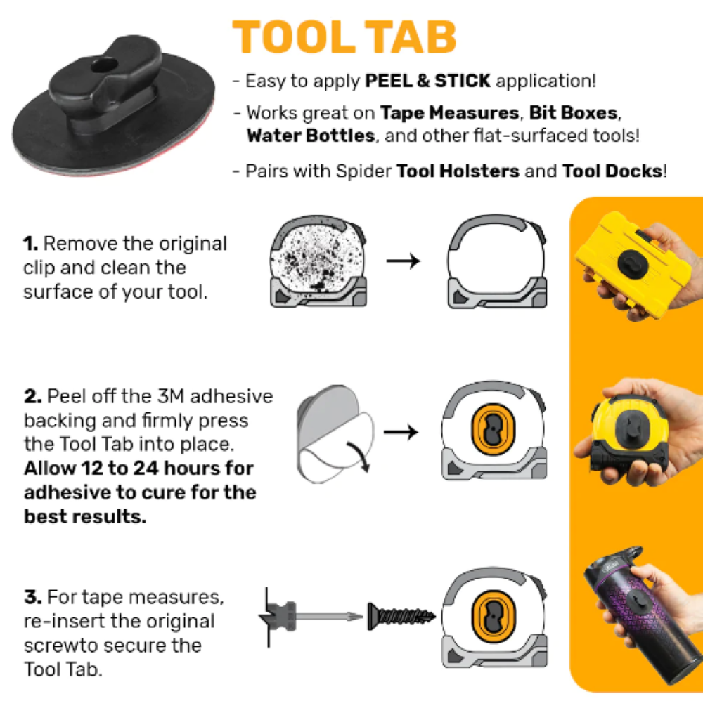 Spider Tool Holster Tape Measure Holster Set - Ascmtools