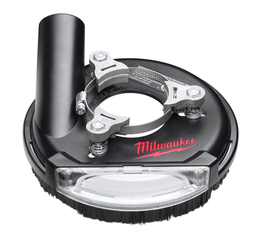 Milwaukee 4 In. to 5 In. Universal Surface Grinding Dust Shroud - Ascmtools