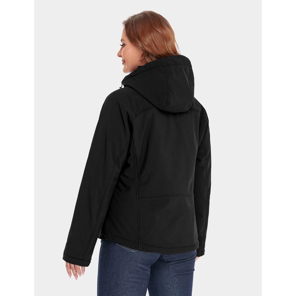 ORORO Womens Black Classic Heated Jacket Kit XS - Ascmtools