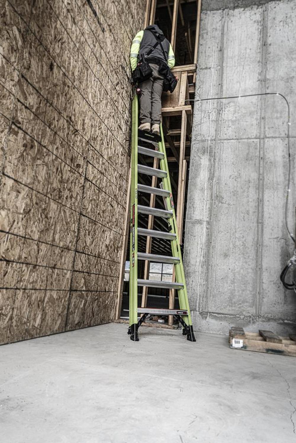 Little Giant Safety Sentinel M12 Step Ladder Type IAA Fiberglass - Ascmtools