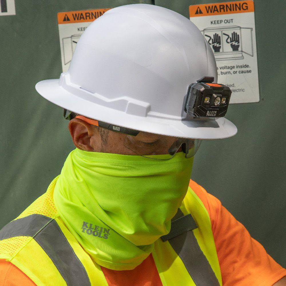 Klein Tools Cooling Neck and Face Band Hi-Viz Yellow - Ascmtools
