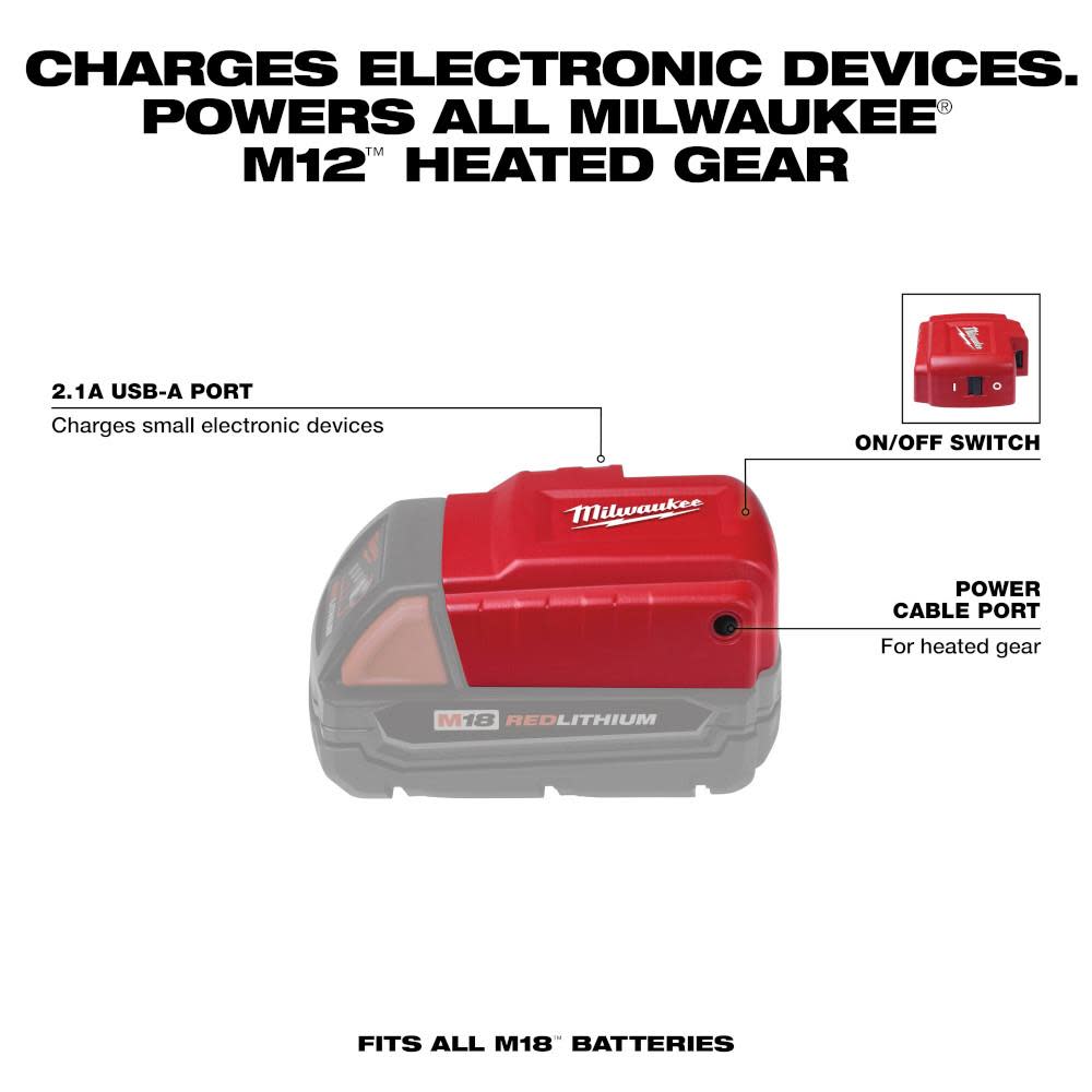 Milwaukee M18 Power Source - Ascmtools