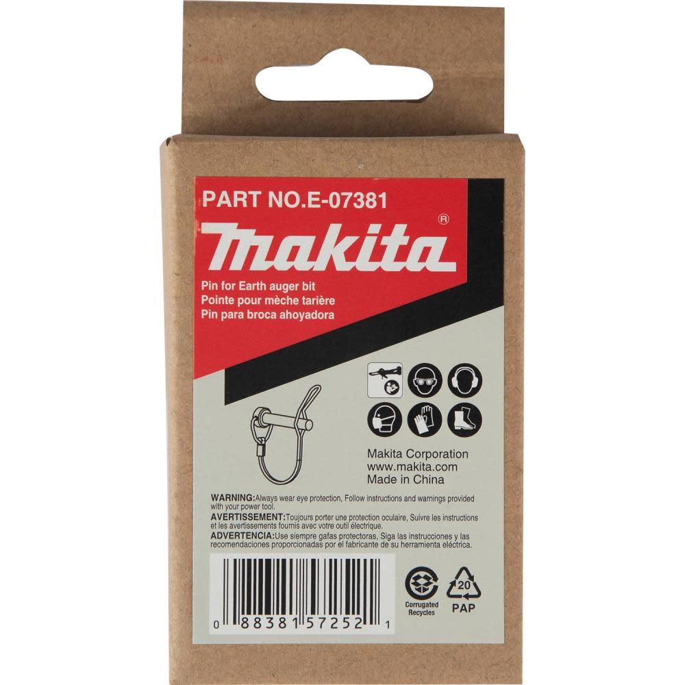 Makita Earth Auger Pin - Ascmtools