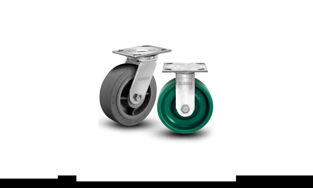 Cassidy Tricker 8 In. 16 Series Medium Heavy Duty Swivel Plate Caster - Ascmtools
