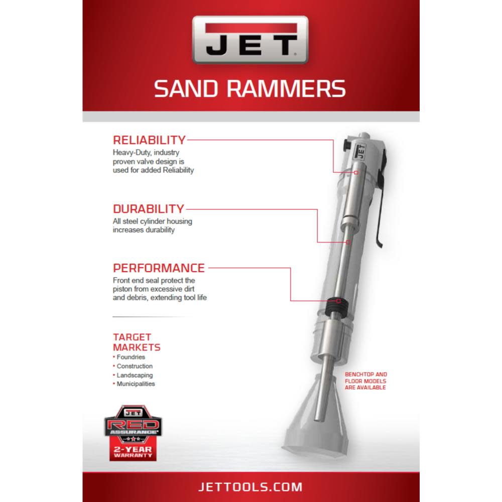 JET Bench Top Sand Rammer - Ascmtools
