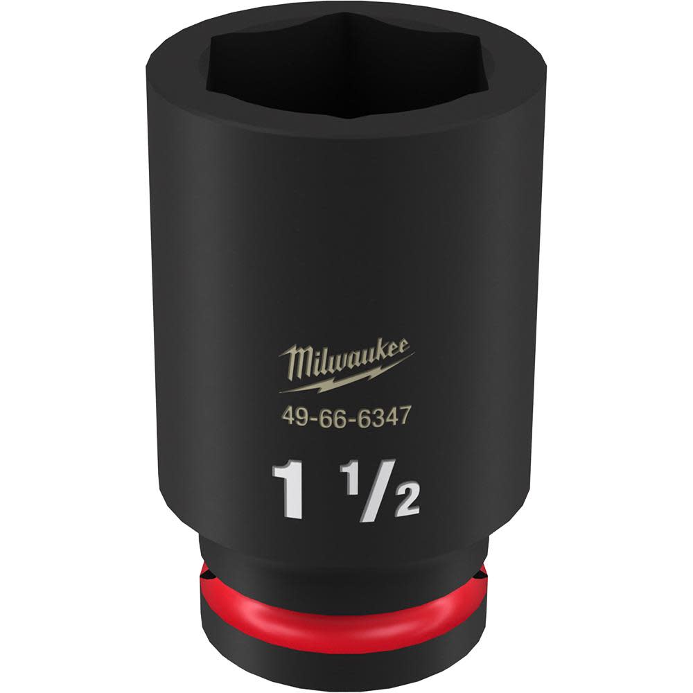 Milwaukee Impact Socket 3/4″ Drive 1 1/2″ Deep 6 Point - Ascmtools